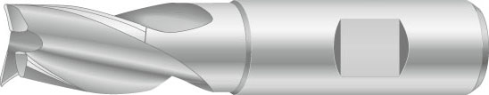 HSS-E Langlochfräser Ø 12,0 e8 mm RG23-10