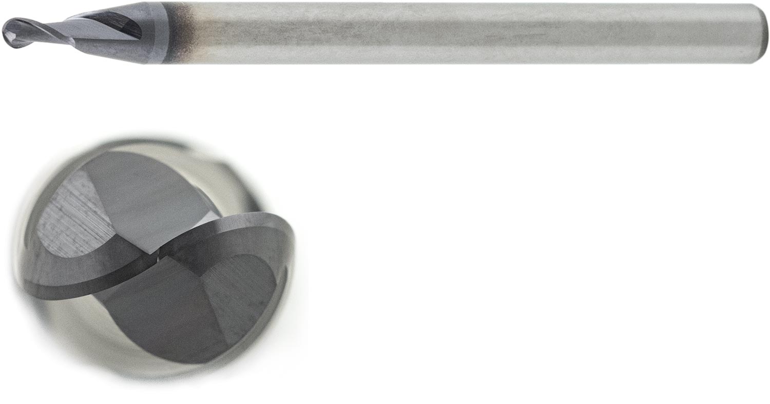 VHM Radiusfräser Ø 2,5 mm x r=1,25 mm RG18-20A