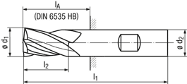 technische Zeichnung Fraeser RG28-54A